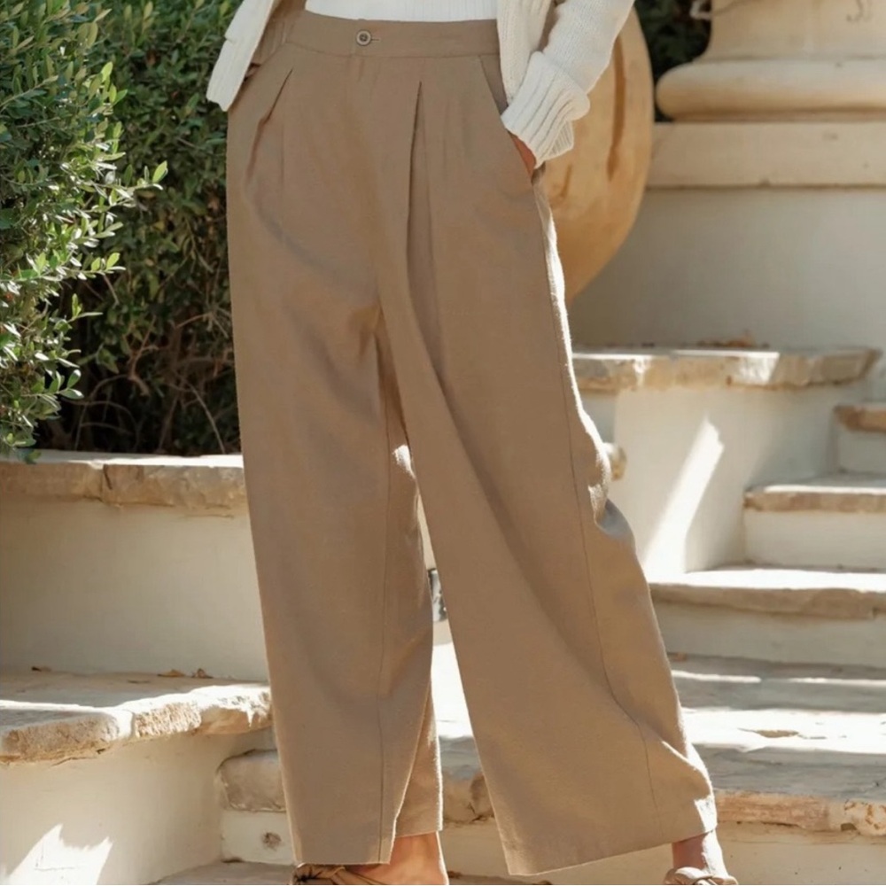 NWOT Jenni Kayne brown trousers size 4